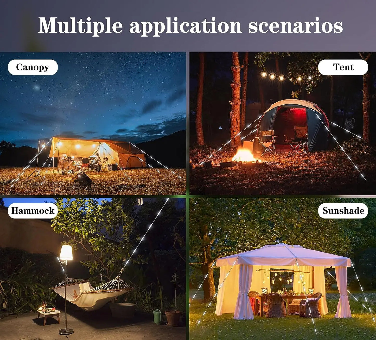 LED Camping Wind Rope